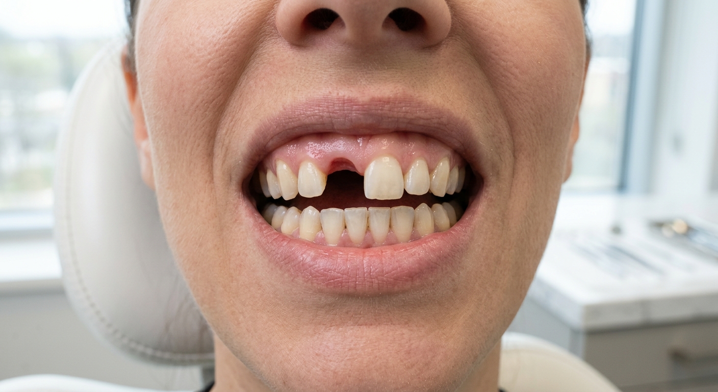 Before smile makeover
